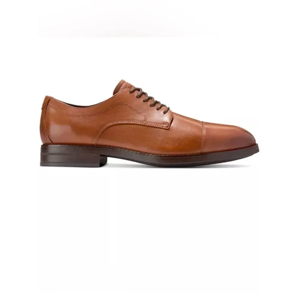 Cole haan Mens Harmon grand cap Oxford in British tan • 8.5